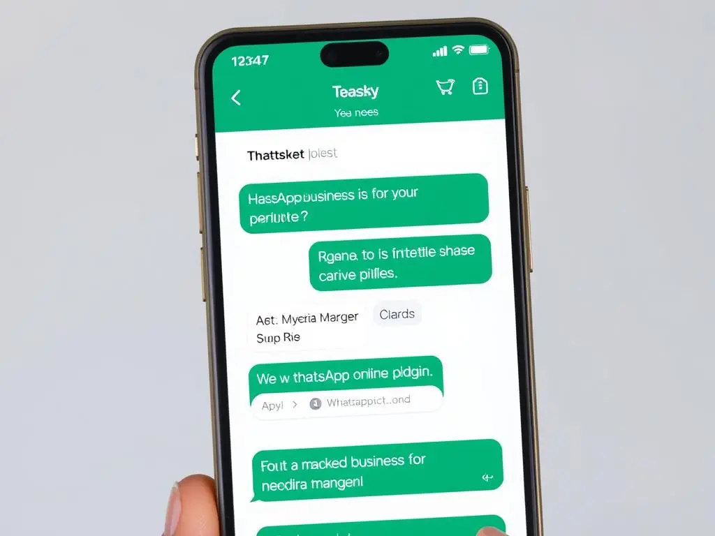 AI chatbot interface helping Nigerian customers on WhatsApp Business AI chatbot interface helping Nigerian customers on WhatsApp Business