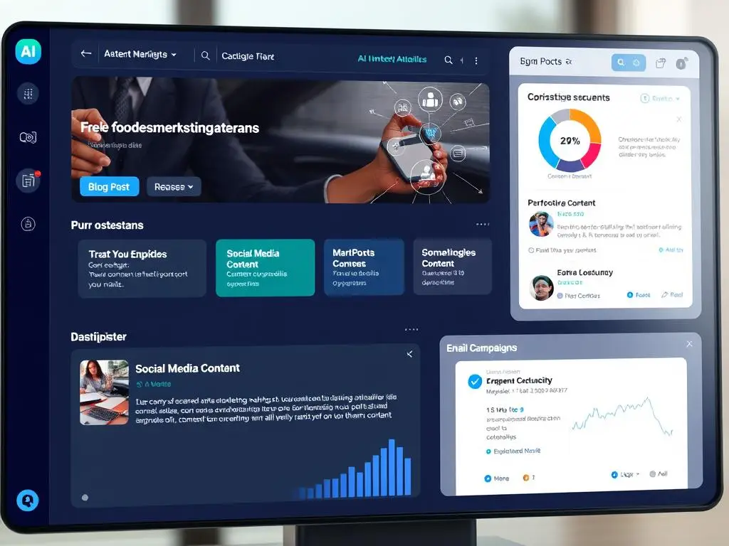 AI content generation dashboard creating Nigerian marketing materials AI content generation dashboard creating Nigerian marketing materials
