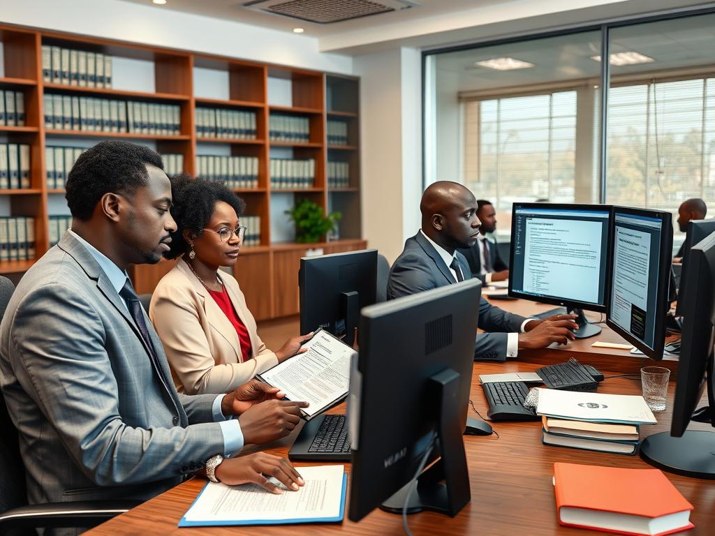 AI-powered contract review system being used by Nigerian legal professionals AI-powered contract review system being used by Nigerian legal professionals
