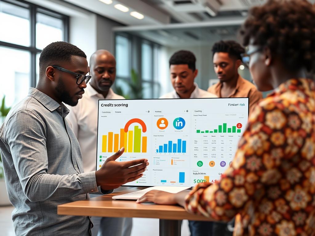 AI-powered credit scoring system being used by Nigerian fintech professionals AI-powered credit scoring system being used by Nigerian fintech professionals