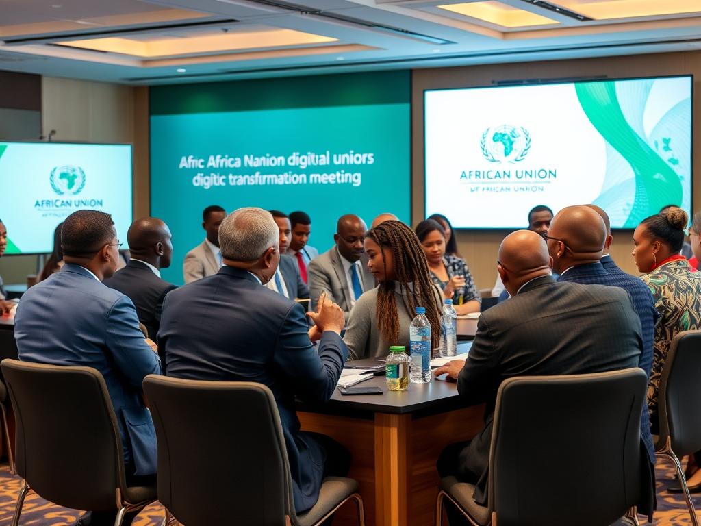 African Union digital transformation strategy meeting with technology leaders