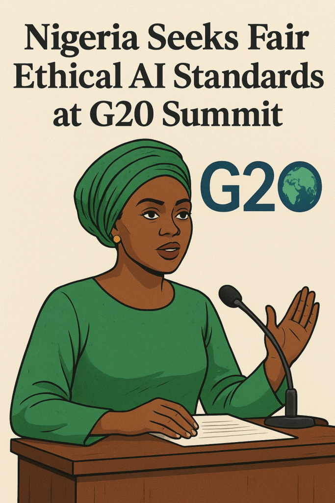 Nigeria Seeks Fair Ethical AI Standards at G20 Summit