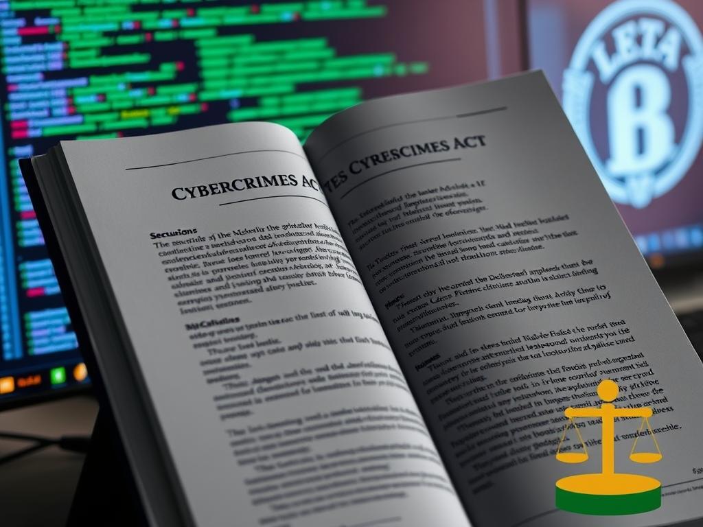 Cybercrime Act document with sections relevant to AI applications highlighted