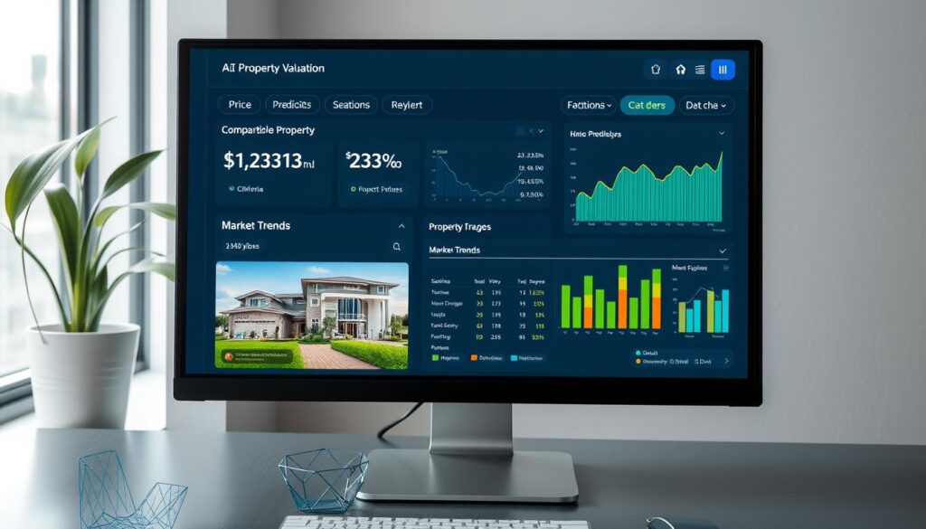 Data-driven property valuation using AI in Nigeria showing price prediction models and market analysis Data-driven property valuation using AI in Nigeria showing price prediction models and market analysis