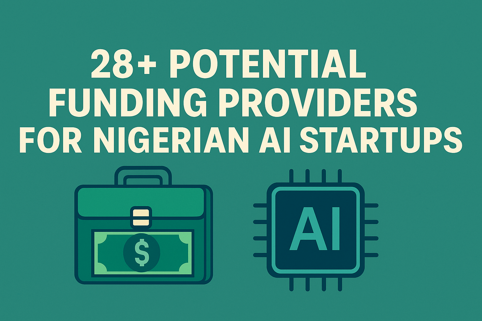 top funding providers for Nigerian AI startups