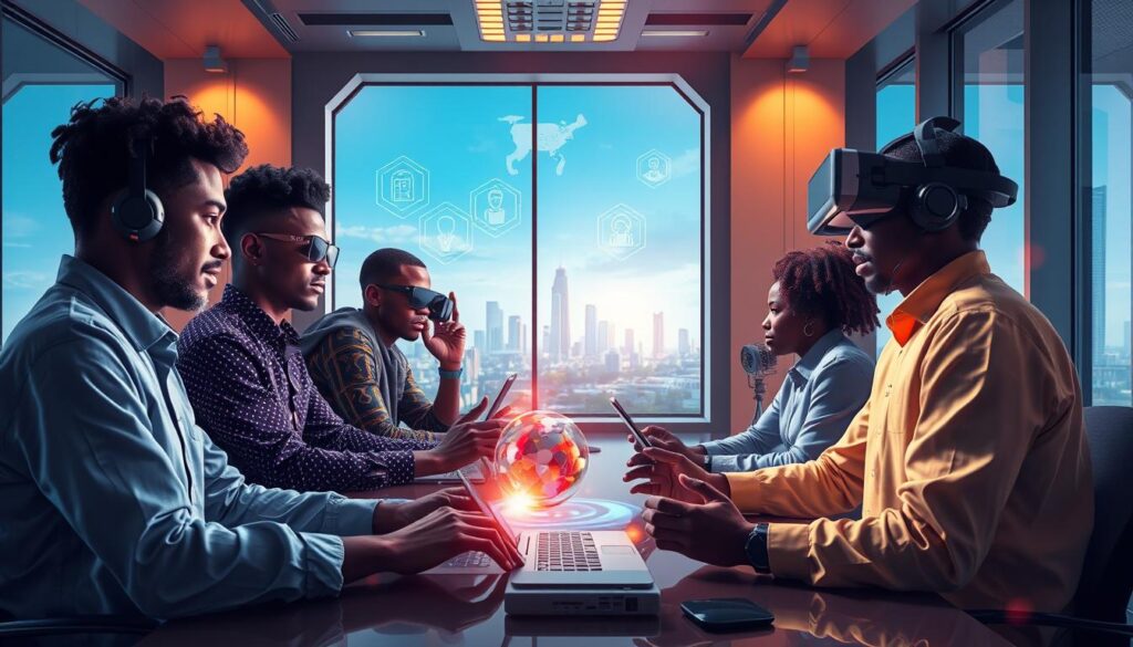 Futuristic vision of AI-powered creator economy in Nigeria