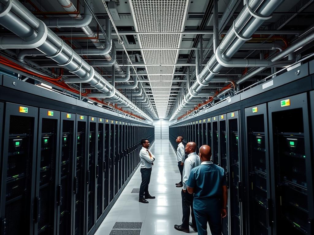 Google's data center infrastructure supporting AI development in Africa