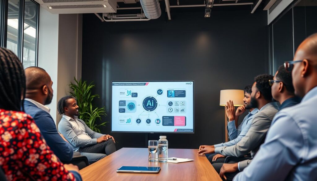 Nigerian AI startup founders pitching to investors Nigerian AI startup founders pitching to investors