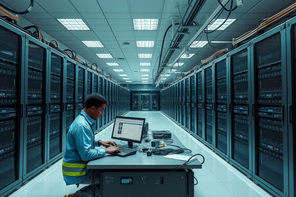 Nigerian data center with local compute infrastructure