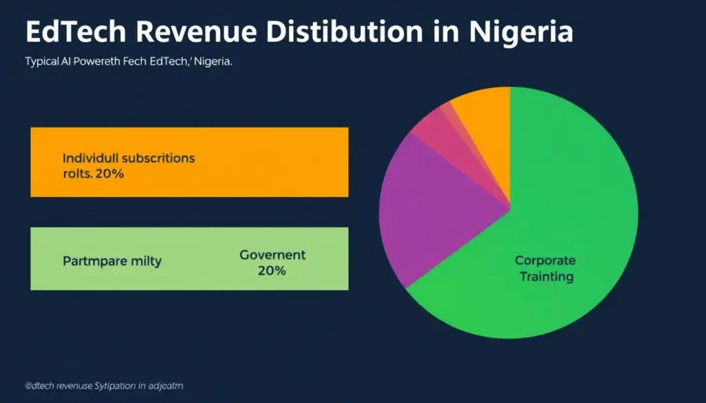 Revenue breakdown chart for AI-Powered EdTech Learning Platform in Nigeria Revenue breakdown chart for AI-Powered EdTech Learning Platform in Nigeria