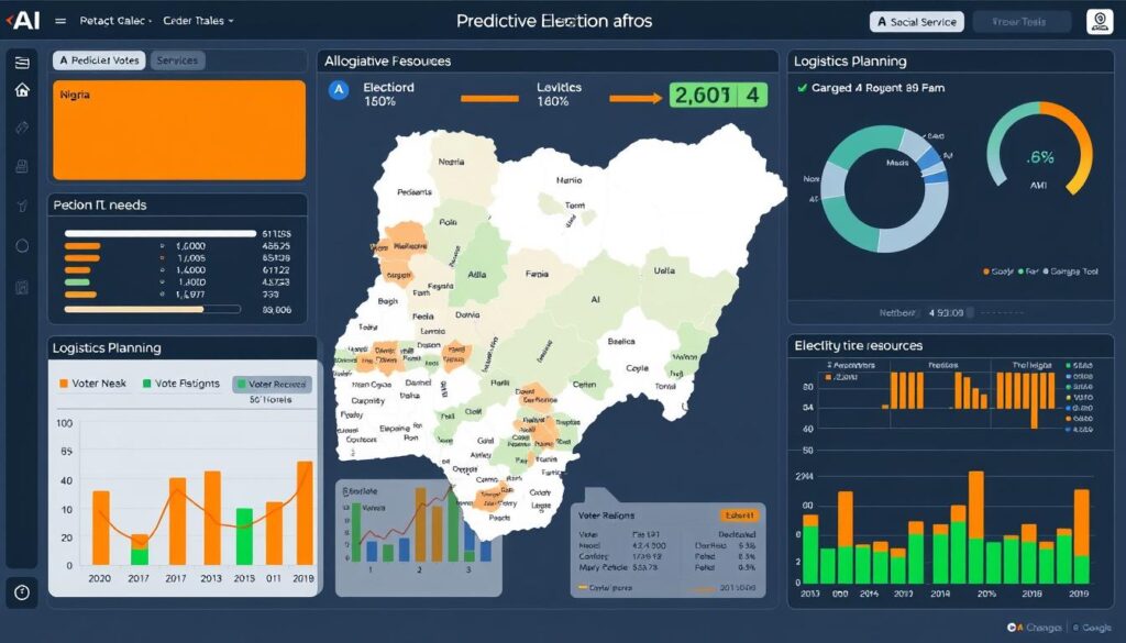 AI predictive analytics dashboard for election resource allocation in Nigeria