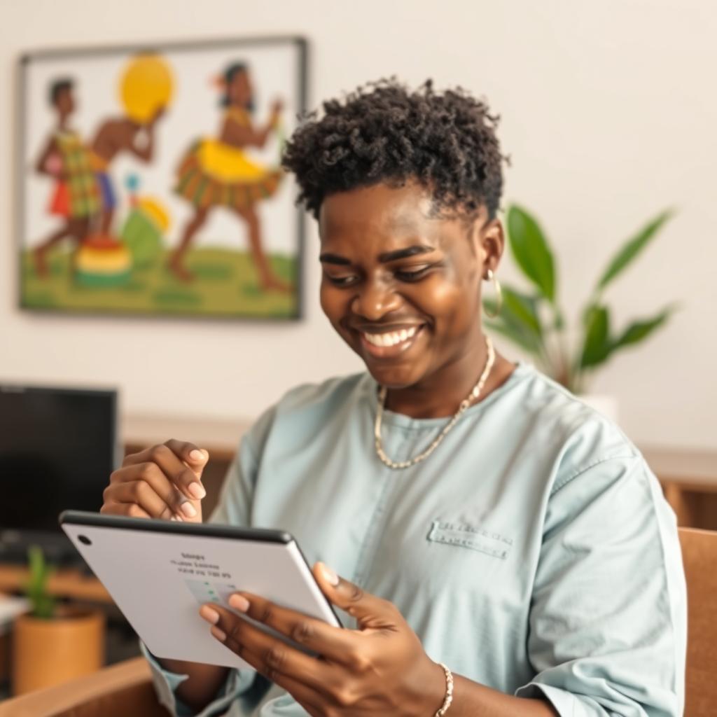 Nigerian creator saving money with AI video creation