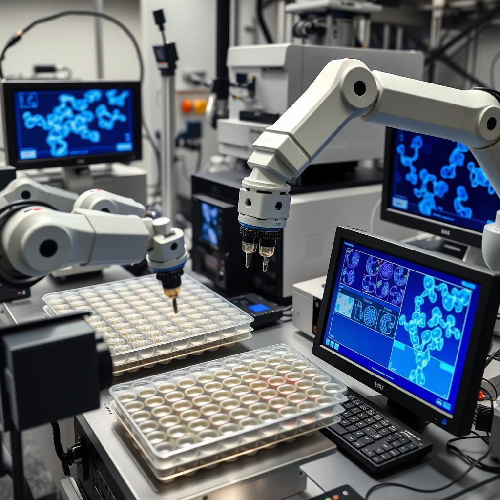 Pharmaceutical compound screening in The First Automated AI Science Lab Pharmaceutical compound screening in The First Automated AI Science Lab