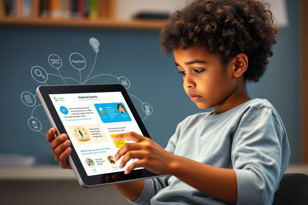 Student using AI learning platform that adapts to individual learning style for AI predictions 2026