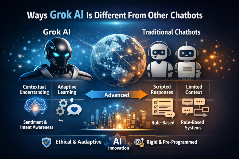Ways Grok AI Is Different from Other Chatbots